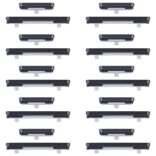 For Samsung Galaxy S25 Ultra SM-S938B 10pcs Power Button and Volume Control Button (Black) -  by buy2fix | Online Shopping UK | buy2fix