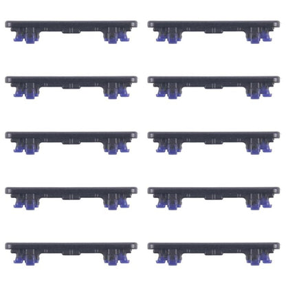 For Samsung Galaxy A16 SM-A165F 10pcs Volume Control Button (Black) - Home key & Side Key by buy2fix | Online Shopping UK | buy2fix