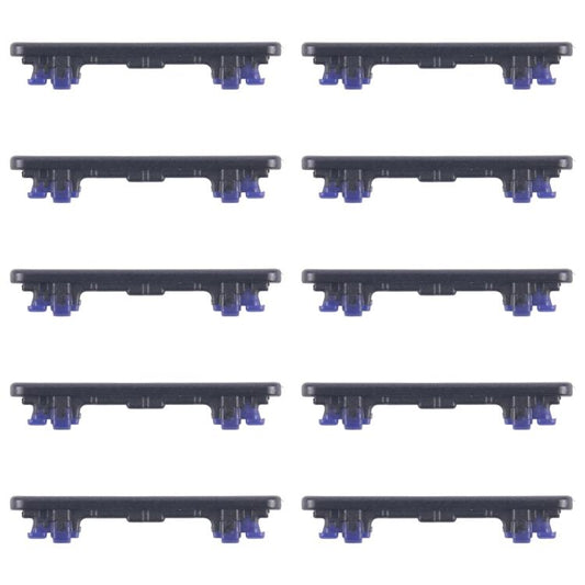 For Samsung Galaxy A16 SM-A165F 10pcs Volume Control Button (Black) - Home key & Side Key by buy2fix | Online Shopping UK | buy2fix