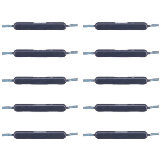 For Samsung Galaxy M06 SM-M066B 10pcs Volume Control Button (Black) - Home key & Side Key by buy2fix | Online Shopping UK | buy2fix