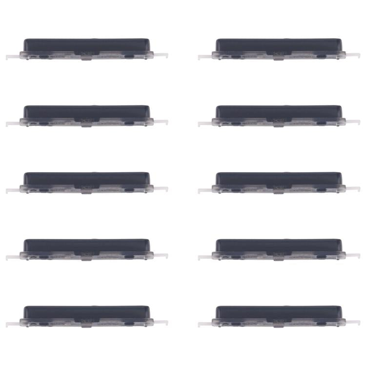For Samsung Galaxy A14 5G SM-A146B 10pcs Volume Control Button (Black) - Home key & Side Key by buy2fix | Online Shopping UK | buy2fix