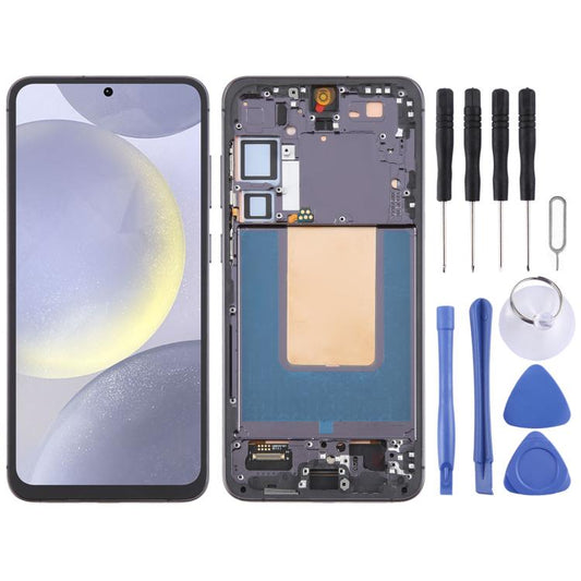 For Samsung Galaxy S24+ SM-S926B OLED LCD Screen Digitizer Full Assembly with Frame (Black) -  by buy2fix | Online Shopping UK | buy2fix