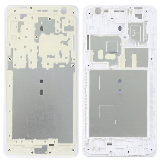 For Galaxy J3 Pro Front Housing LCD Frame Bezel (White) - Frame Bezel Plate by buy2fix | Online Shopping UK | buy2fix