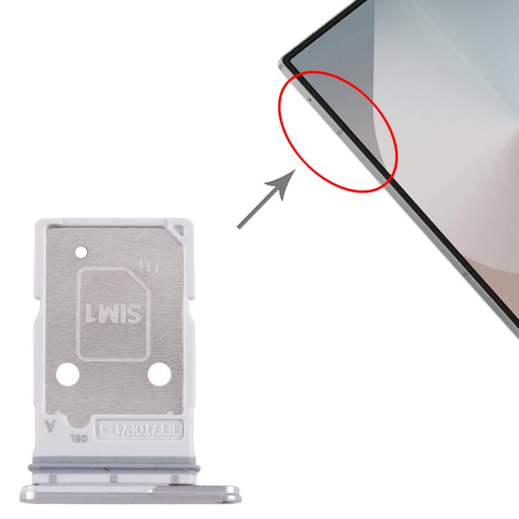 For Samsung Galaxy Z Fold7 SM-F966B EU Version Original SIM + SIM Card Tray (Silver) - Card Tray by buy2fix | Online Shopping UK | buy2fix