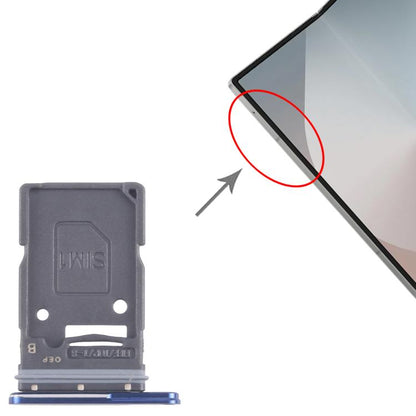 For Samsung Galaxy Z Fold7 SM-F966U US Version Original SIM Card Tray (Blue) - Card Tray by buy2fix | Online Shopping UK | buy2fix