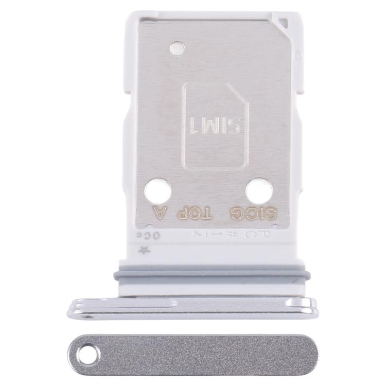 For Samsung Galaxy S25 Edge SIM Card Tray + SIM Card Tray (Silver) - Card Tray by buy2fix | Online Shopping UK | buy2fix