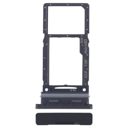 For Samsung Galaxy Tab Active5 5G SM-X306 Original SIM Card Tray + Micro SD Card Tray (Black) - Card Tray by buy2fix | Online Shopping UK | buy2fix