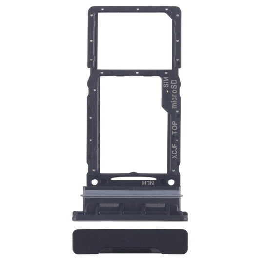 For Samsung Galaxy Tab Active5 5G SM-X306 Original SIM Card Tray + Micro SD Card Tray (Black) - Card Tray by buy2fix | Online Shopping UK | buy2fix