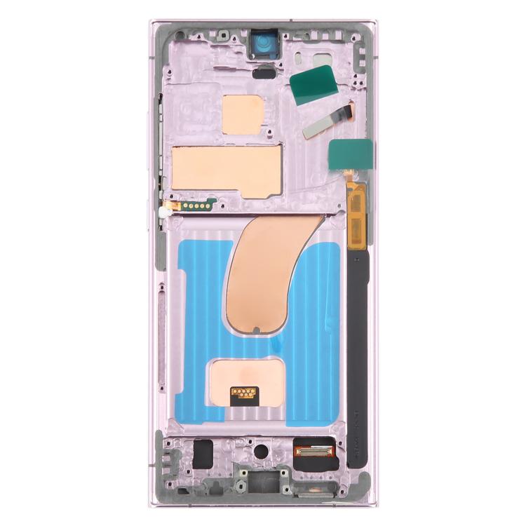 For Samsung Galaxy S23 Ultra SM-S918B 6.72 inch TFT LCD Screen Digitizer Full Assembly with Frame, Not Supporting Fingerprint Identification (Purple) -  by buy2fix | Online Shopping UK | buy2fix