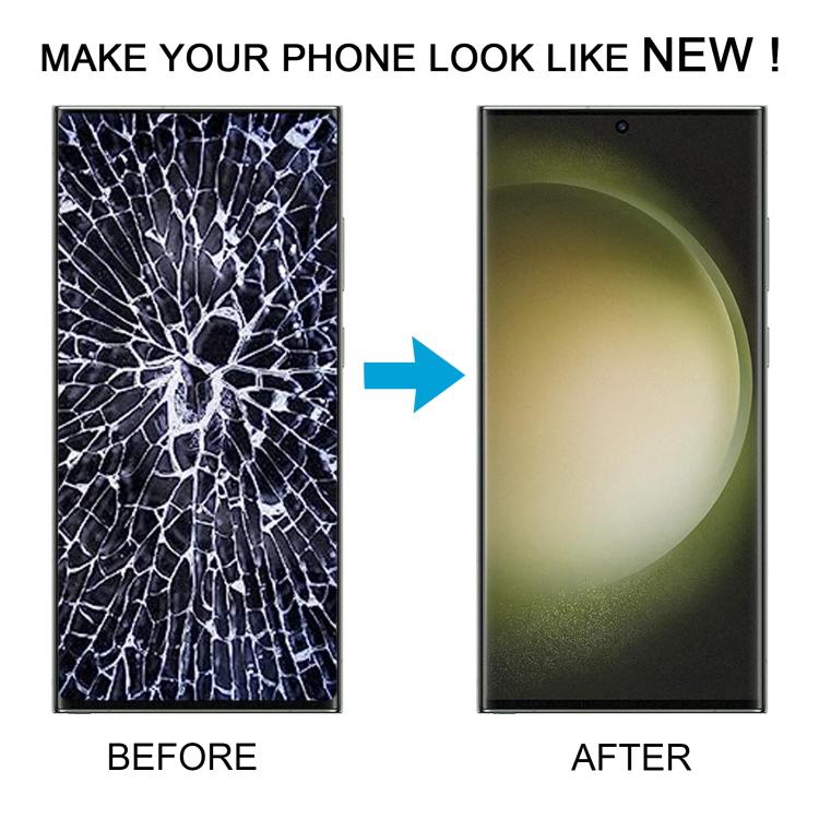 For Samsung Galaxy S23 Ultra SM-S918B 6.72 inch TFT LCD Screen Digitizer Full Assembly with Frame, Not Supporting Fingerprint Identification (Gold) -  by buy2fix | Online Shopping UK | buy2fix