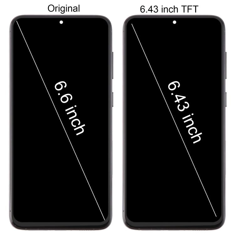 For Samsung Galaxy S23+ SM-S916B 6.43 inch TFT LCD Screen Digitizer Full Assembly with Frame, Not Supporting Fingerprint Identification (Black) -  by buy2fix | Online Shopping UK | buy2fix