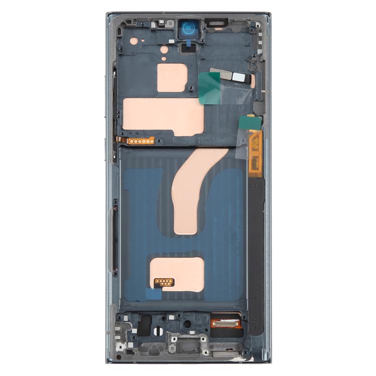For Samsung Galaxy S22 Ultra SM-S908B 6.72 inch TFT LCD Screen Digitizer Full Assembly with Frame, Not Supporting Fingerprint Identification (Green) -  by buy2fix | Online Shopping UK | buy2fix