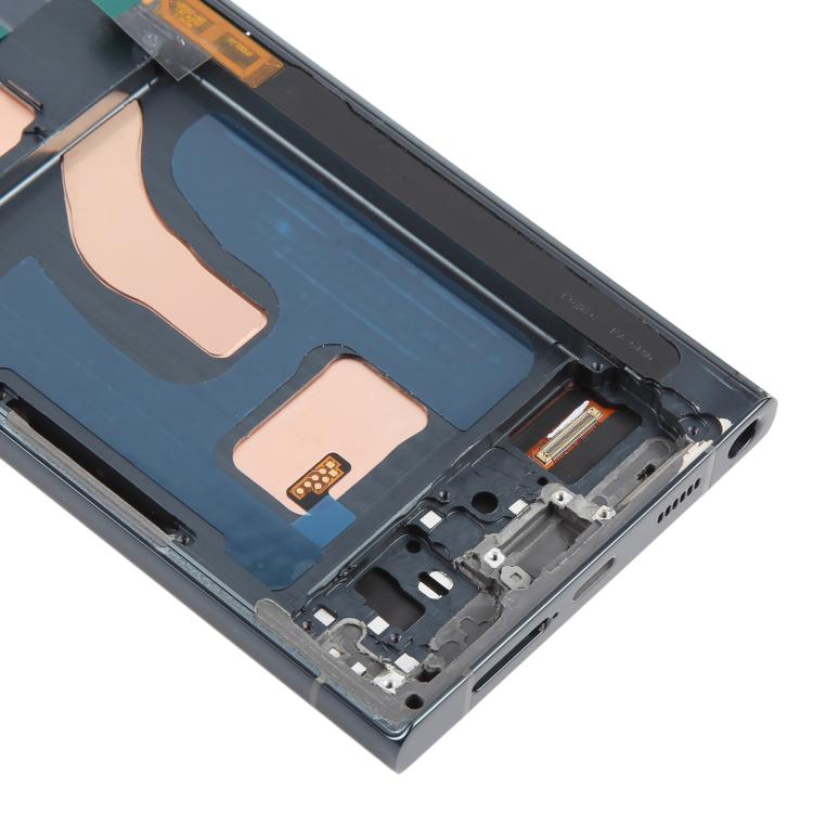 For Samsung Galaxy S22 Ultra SM-S908B 6.72 inch TFT LCD Screen Digitizer Full Assembly with Frame, Not Supporting Fingerprint Identification (Green) -  by buy2fix | Online Shopping UK | buy2fix