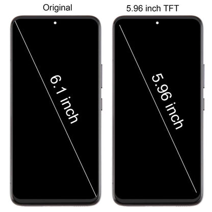 For Samsung Galaxy S22 SM-S901B 5.96 inch TFT LCD Screen Digitizer Full Assembly with Frame, Not Supporting Fingerprint Identification (Black) -  by buy2fix | Online Shopping UK | buy2fix