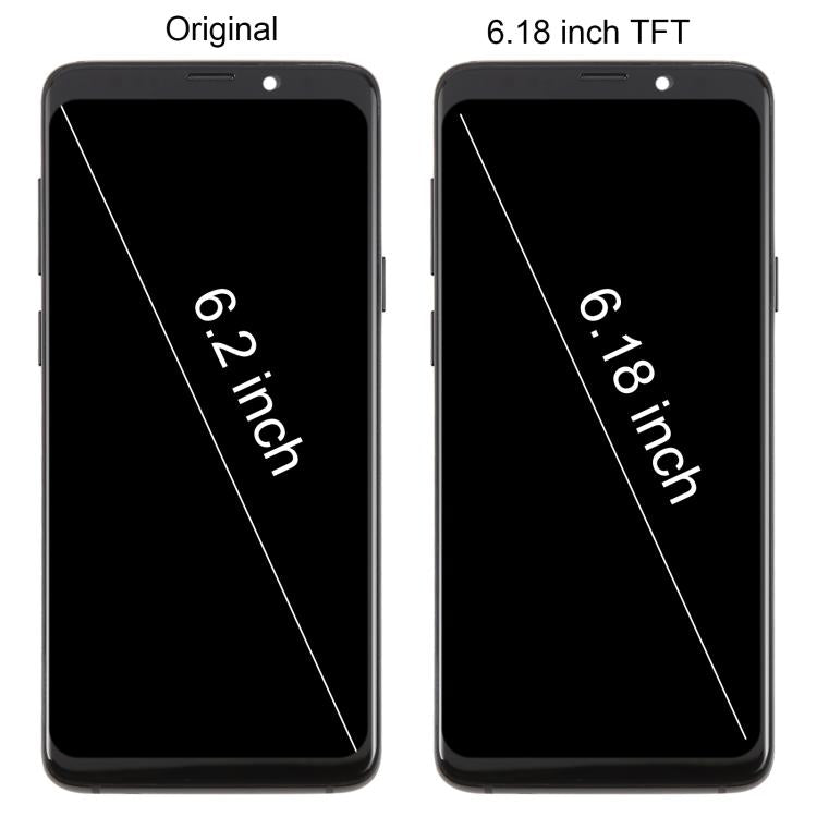 For Samsung Galaxy S9+ SM-G965F 6.18 inch TFT LCD Screen Digitizer Full Assembly with Frame (Black) - LCD Screen by buy2fix | Online Shopping UK | buy2fix