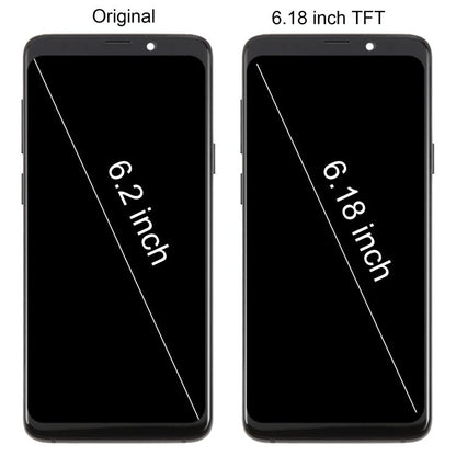 For Samsung Galaxy S9+ SM-G965F 6.18 inch TFT LCD Screen Digitizer Full Assembly with Frame (Black) - LCD Screen by buy2fix | Online Shopping UK | buy2fix