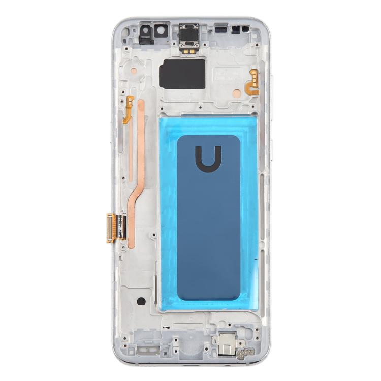 For Samsung Galaxy S8+ SM-G955F 6.18 inch TFT LCD Screen Digitizer Full Assembly with Frame (Silver) - LCD Screen by buy2fix | Online Shopping UK | buy2fix