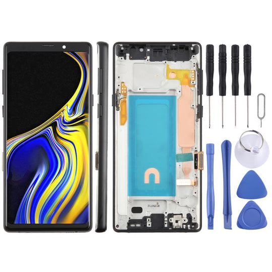 For Samsung Galaxy Note9 SM-N960F 6.33 inch TFT LCD Screen Digitizer Full Assembly with Frame (Black)