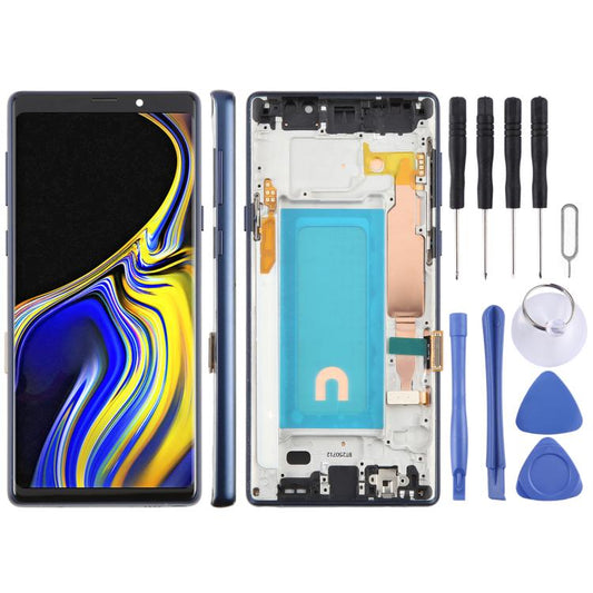 For Samsung Galaxy Note9 SM-N960F 6.33 inch TFT LCD Screen Digitizer Full Assembly with Frame (Blue) - LCD Screen by buy2fix | Online Shopping UK | buy2fix