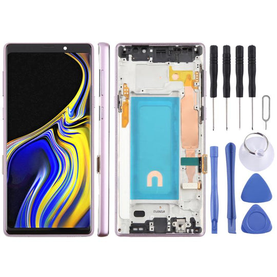 For Samsung Galaxy Note9 SM-N960F 6.33 inch TFT LCD Screen Digitizer Full Assembly with Frame (Purple)