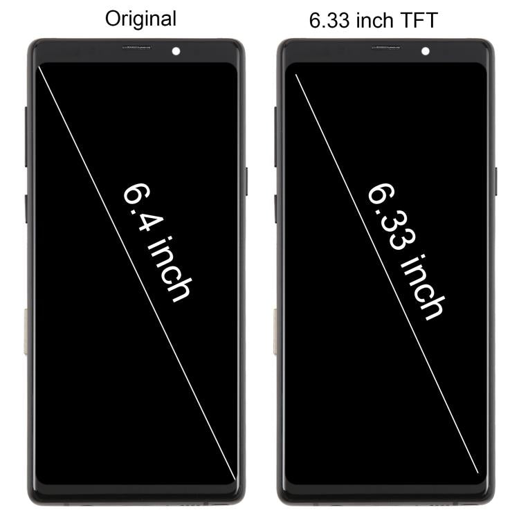 For Samsung Galaxy Note9 SM-N960F 6.33 inch TFT LCD Screen Digitizer Full Assembly with Frame (Blue) - LCD Screen by buy2fix | Online Shopping UK | buy2fix