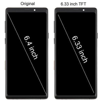 For Samsung Galaxy Note9 SM-N960F 6.33 inch TFT LCD Screen Digitizer Full Assembly with Frame (Black) - LCD Screen by buy2fix | Online Shopping UK | buy2fix
