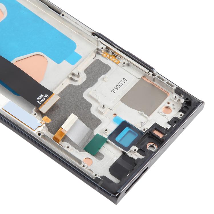 For Samsung Galaxy Note20 Ultra SM-N986B 6.72 inch TFT LCD Screen Digitizer Full Assembly with Frame, Not Supporting Fingerprint Identification (Black) - LCD Screen by buy2fix | Online Shopping UK | buy2fix