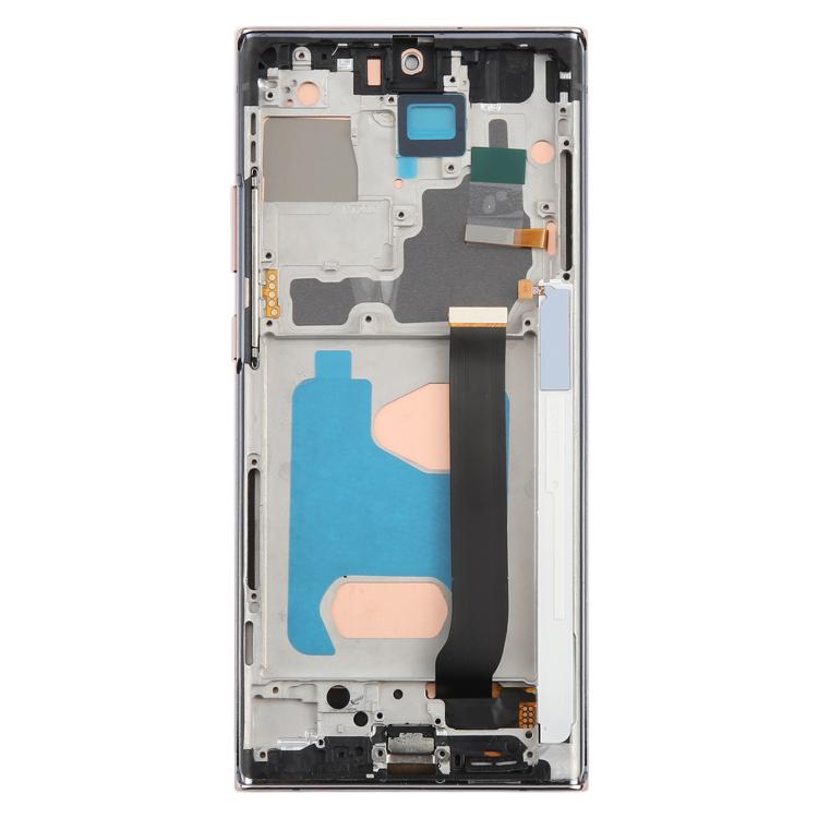 For Samsung Galaxy Note20 Ultra SM-N986B 6.72 inch TFT LCD Screen Digitizer Full Assembly with Frame, Not Supporting Fingerprint Identification (Gold) - LCD Screen by buy2fix | Online Shopping UK | buy2fix