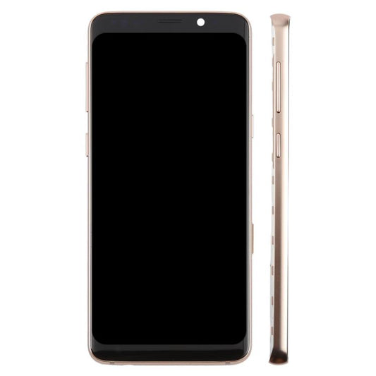 For Samsung Galaxy S9 SM-G960F 5.7 inch TFT LCD Screen Digitizer Full Assembly with Frame (Gold) - LCD Screen by buy2fix | Online Shopping UK | buy2fix