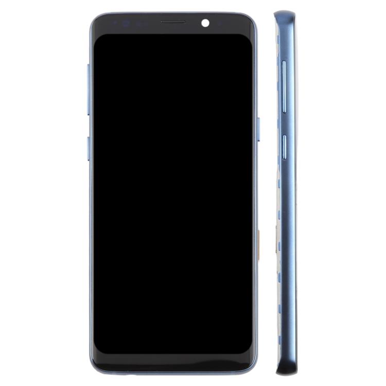 For Samsung Galaxy S9 SM-G960F 5.7 inch TFT LCD Screen Digitizer Full Assembly with Frame (Blue) - LCD Screen by buy2fix | Online Shopping UK | buy2fix