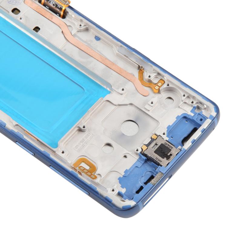 For Samsung Galaxy S9 SM-G960F 5.7 inch TFT LCD Screen Digitizer Full Assembly with Frame (Blue) - LCD Screen by buy2fix | Online Shopping UK | buy2fix