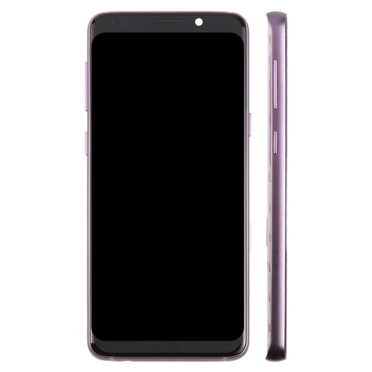 For Samsung Galaxy S9 SM-G960F 5.7 inch TFT LCD Screen Digitizer Full Assembly with Frame (Purple) - LCD Screen by buy2fix | Online Shopping UK | buy2fix