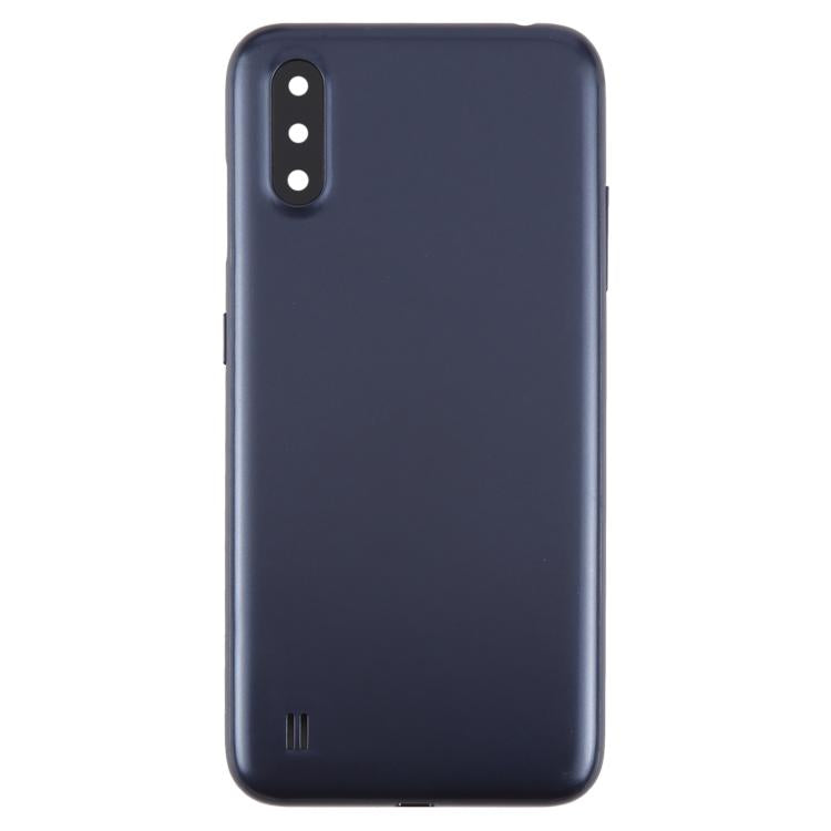For Samsung Galaxy A01 SM-A015F Back Cover with Camera Lens Cover(Blue) - Back Cover by buy2fix | Online Shopping UK | buy2fix