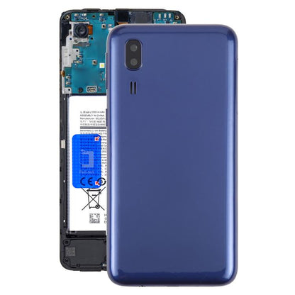 For Samsung Galaxy A2 Core SM-A260F Back Cover with Camera Lens Cover(Blue) - Back Cover by buy2fix | Online Shopping UK | buy2fix