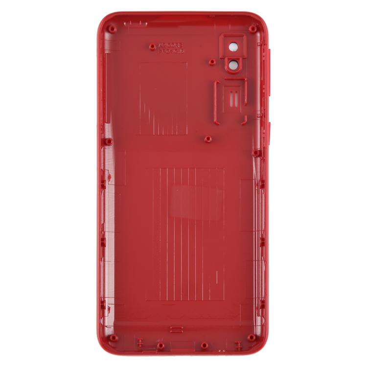 For Samsung Galaxy A2 Core SM-A260F Back Cover with Camera Lens Cover(Red) - Back Cover by buy2fix | Online Shopping UK | buy2fix