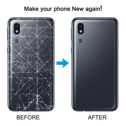 For Samsung Galaxy A2 Core SM-A260F Back Cover with Camera Lens Cover(Gray) - Back Cover by buy2fix | Online Shopping UK | buy2fix