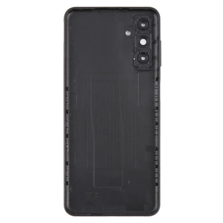 For Samsung Galaxy A04s SM-A047F Back Cover with Camera Lens Cover(Black) - Back Cover by buy2fix | Online Shopping UK | buy2fix