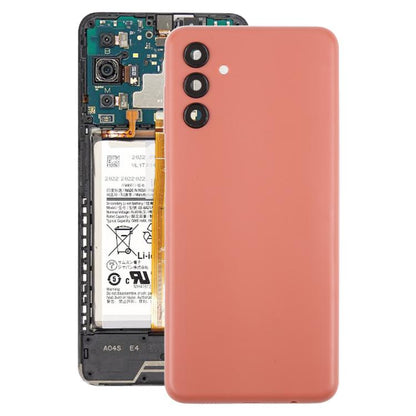 For Samsung Galaxy A04s SM-A047F Back Cover with Camera Lens Cover(Pink) - Back Cover by buy2fix | Online Shopping UK | buy2fix