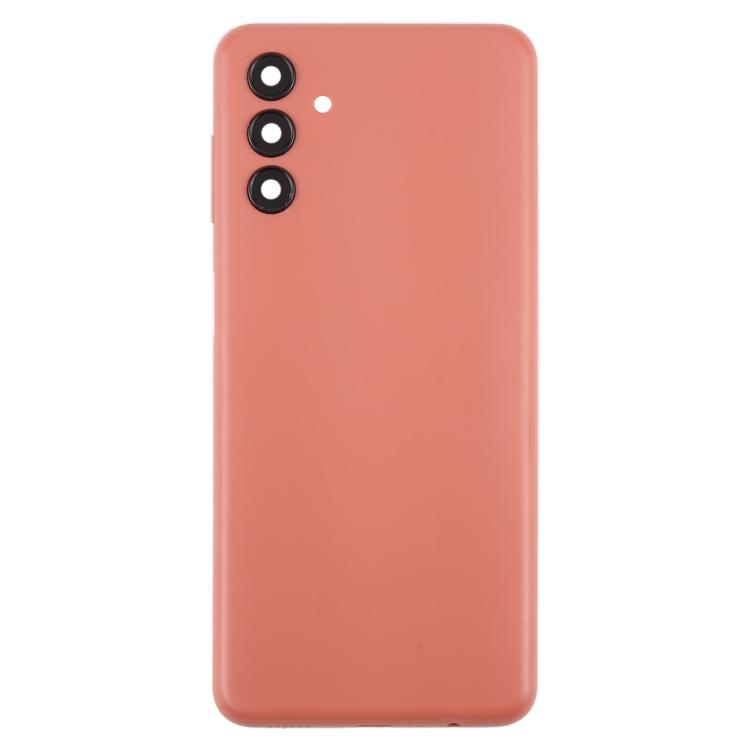For Samsung Galaxy A04s SM-A047F Back Cover with Camera Lens Cover(Pink) - Back Cover by buy2fix | Online Shopping UK | buy2fix