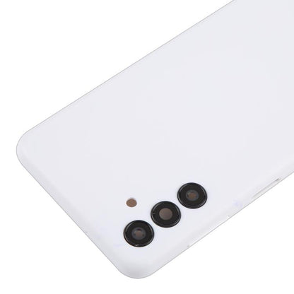 For Samsung Galaxy A04s SM-A047F Back Cover with Camera Lens Cover(White) - Back Cover by buy2fix | Online Shopping UK | buy2fix