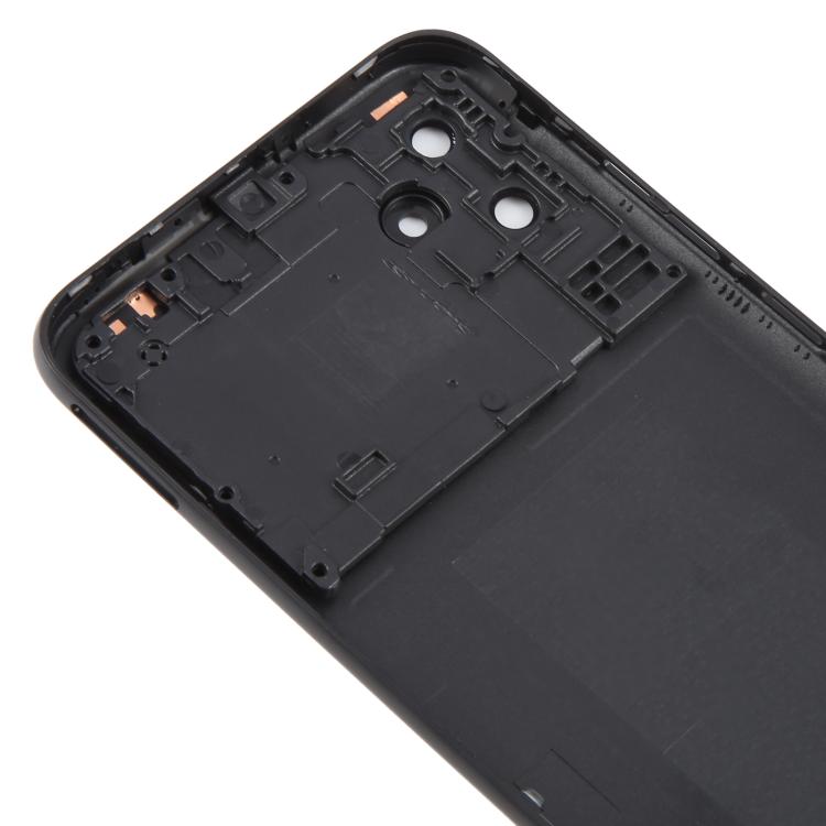 For Samsung Galaxy A04e SM-A042F Back Cover with Camera Lens Cover(Gray) - Back Cover by buy2fix | Online Shopping UK | buy2fix