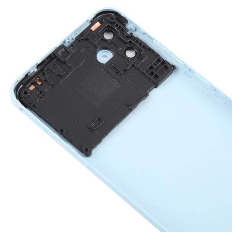 For Samsung Galaxy A04e SM-A042F Back Cover with Camera Lens Cover(Blue) - Back Cover by buy2fix | Online Shopping UK | buy2fix