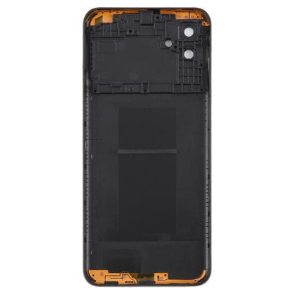For Samsung Galaxy A04 SM-A045F Back Cover with Camera Lens Cover(Black) - Back Cover by buy2fix | Online Shopping UK | buy2fix