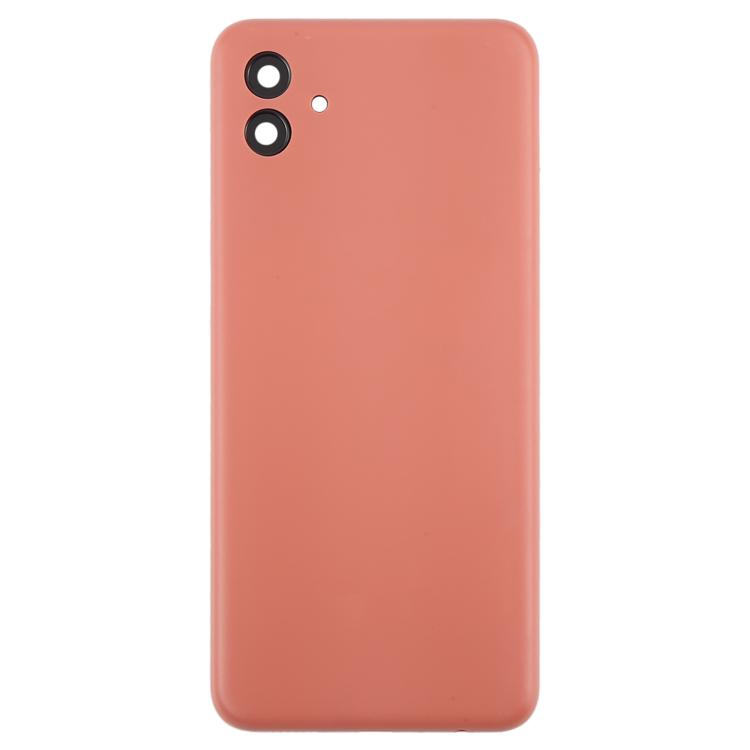 For Samsung Galaxy A04 SM-A045F Back Cover with Camera Lens Cover(Pink) - Back Cover by buy2fix | Online Shopping UK | buy2fix