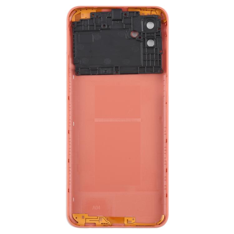For Samsung Galaxy A04 SM-A045F Back Cover with Camera Lens Cover(Pink) - Back Cover by buy2fix | Online Shopping UK | buy2fix