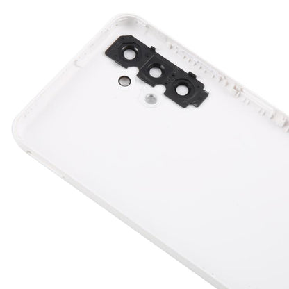 For Samsung Galaxy A13 SM-A135F Back Cover with Camera Lens Cover(White) - Back Cover by buy2fix | Online Shopping UK | buy2fix