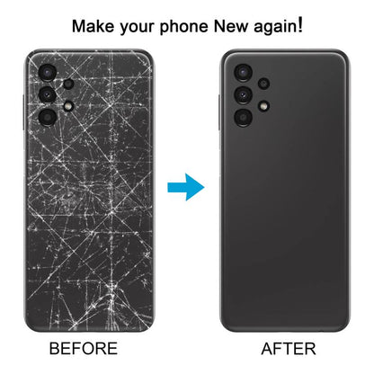 For Samsung Galaxy A13 SM-A135F Back Cover with Camera Lens Cover(Blue) - Back Cover by buy2fix | Online Shopping UK | buy2fix