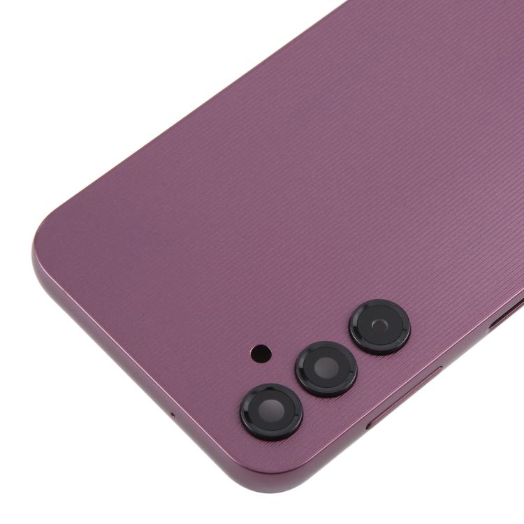 For Samsung Galaxy A14 SM-A145F Back Cover with Camera Lens Cover(Purple) - Back Cover by buy2fix | Online Shopping UK | buy2fix
