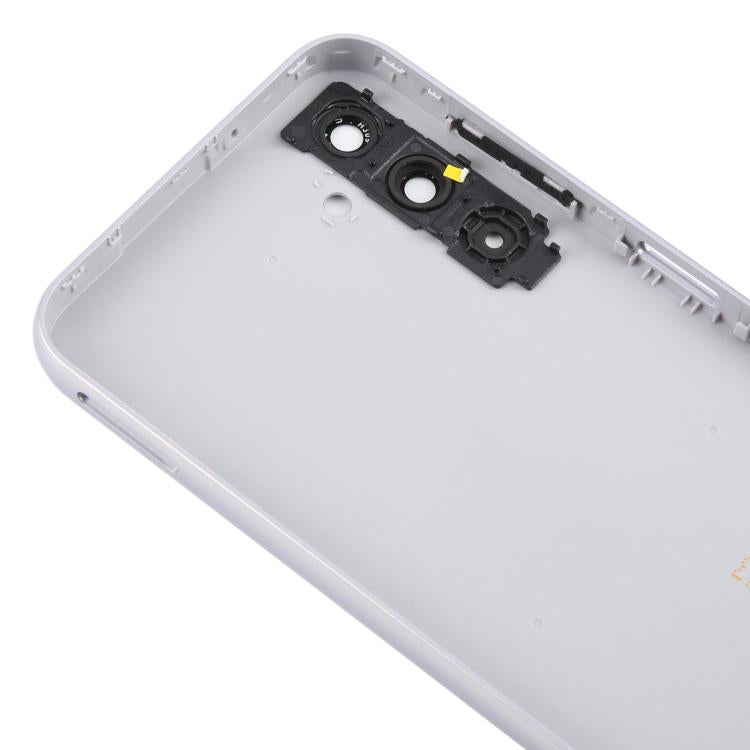 For Samsung Galaxy A14 SM-A145F Back Cover with Camera Lens Cover(Silver) - Back Cover by buy2fix | Online Shopping UK | buy2fix