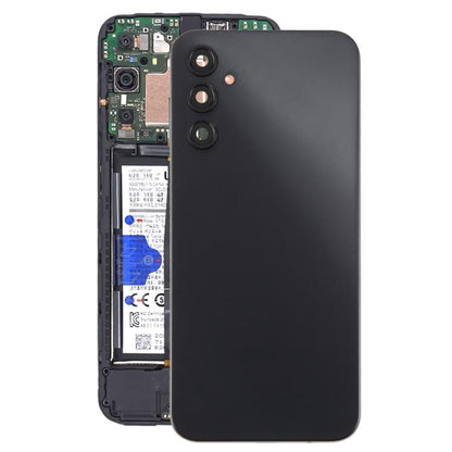For Samsung Galaxy A14 5G SM-A146B Back Cover with Camera Lens Cover(Black) - Back Cover by buy2fix | Online Shopping UK | buy2fix